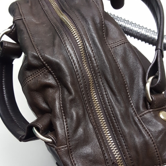 Andrew Marc Large Brown Bag - Picture 6 of 7